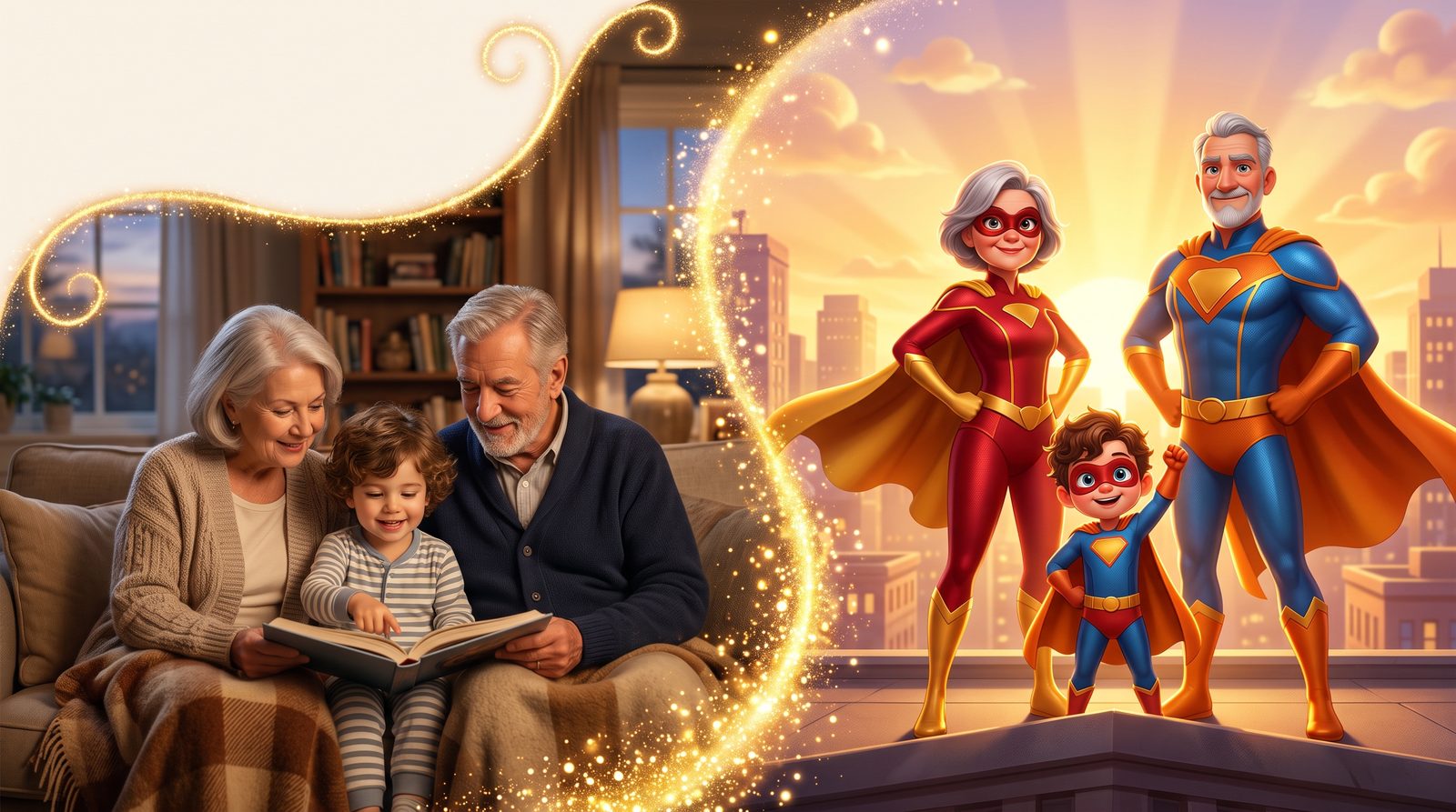 Grandma & Grandpa Save the Day
